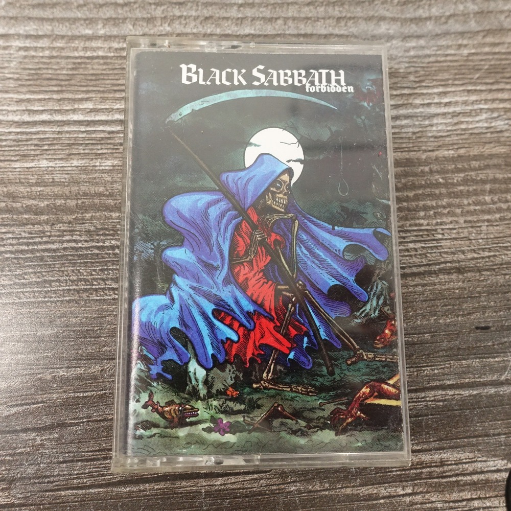Black Sabbath Forbidden Cassette Tape 1995 I.R.S. Records Heavy Metal Good